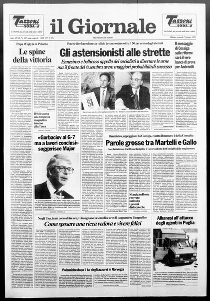 Il giornale : quotidiano del mattino